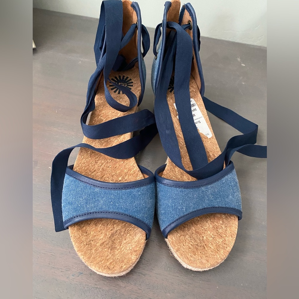 UGG denim sandals